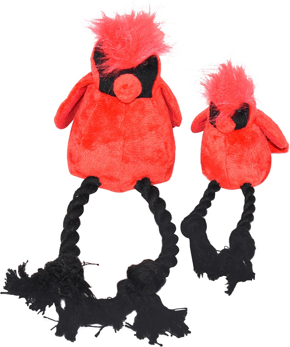 Red Bird Cotton Rope Pet toys for dog chewing